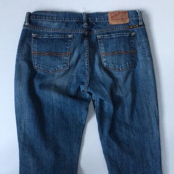 Lucky Brand Zoe Straight Jeans Size 10/30 - Picture 5 of 6